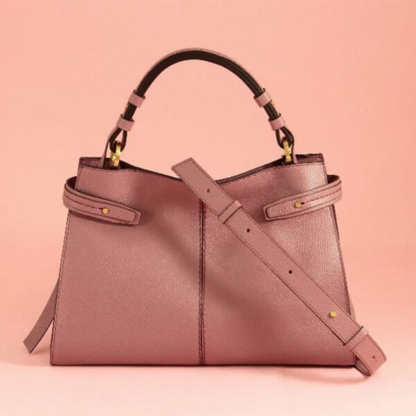 Leather Handbag Sheila Bag Col. Fard