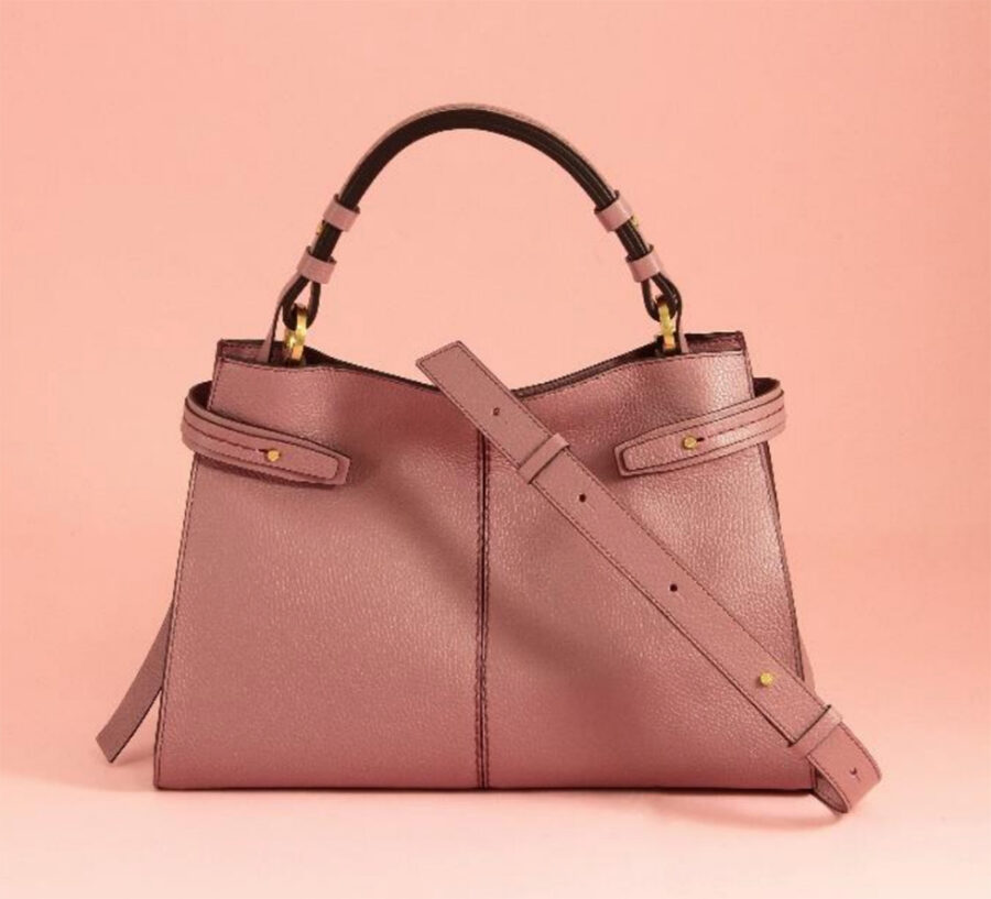 Leather Handbag Sheila Bag Col. Fard