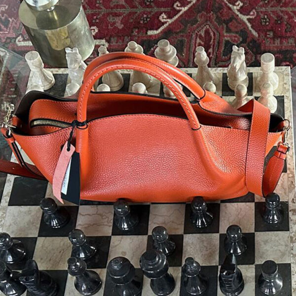 Ambra Leather Handag Organge
