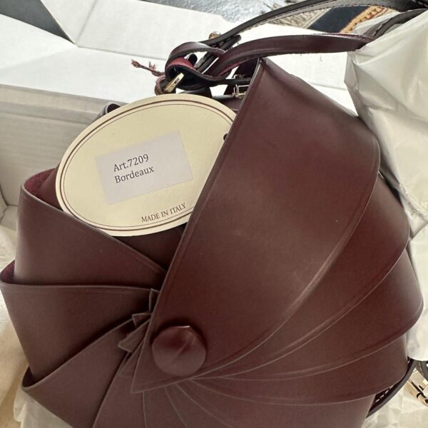Bordo Calf Leather Bag Opera