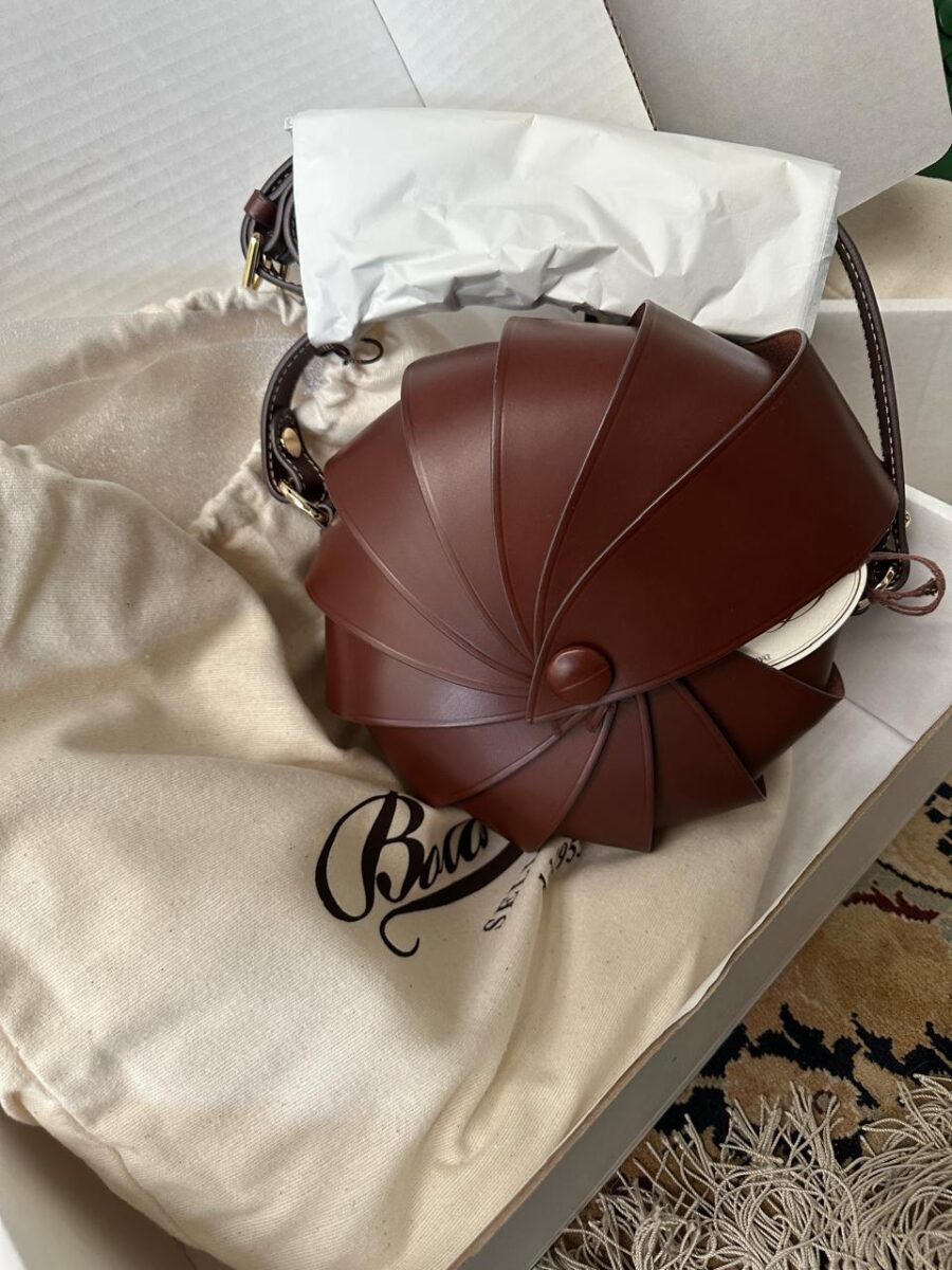 Bordo Calf Leather Bag Opera - Image 2