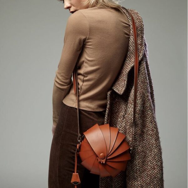 Golden Calf Leather Bag Opera