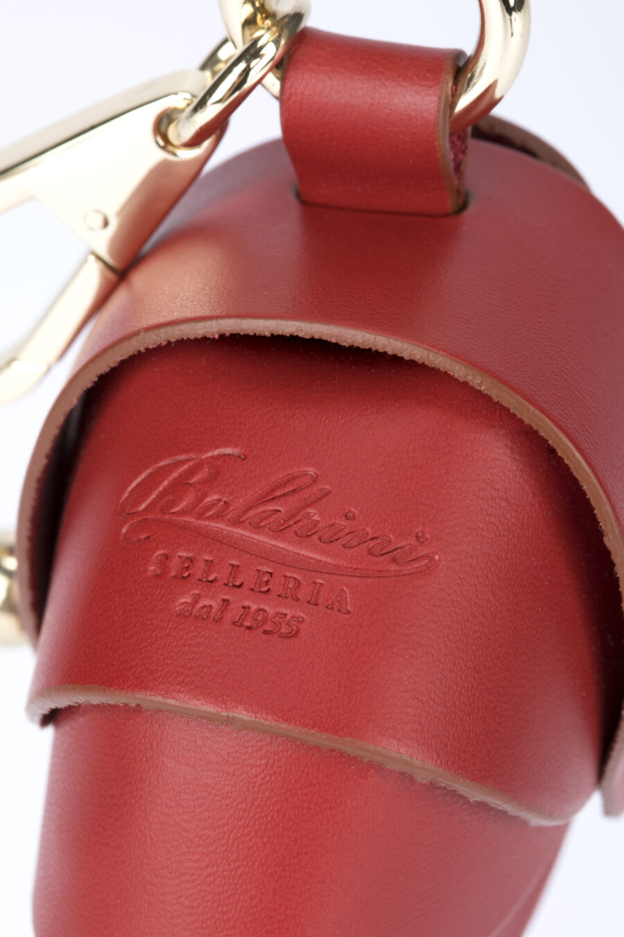Rosso Calf Leather Keychain Opera - Image 3