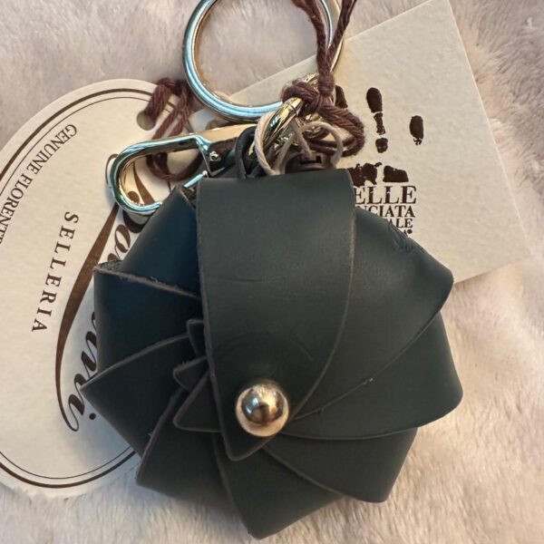 Abete Calf Leather Keychain Opera