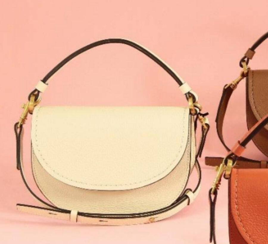 Ella Leather Handag Cream