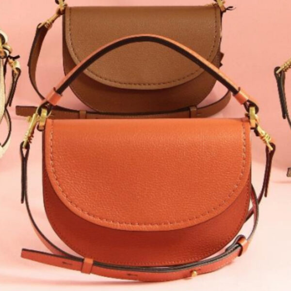 Ella Leather Handag Orange