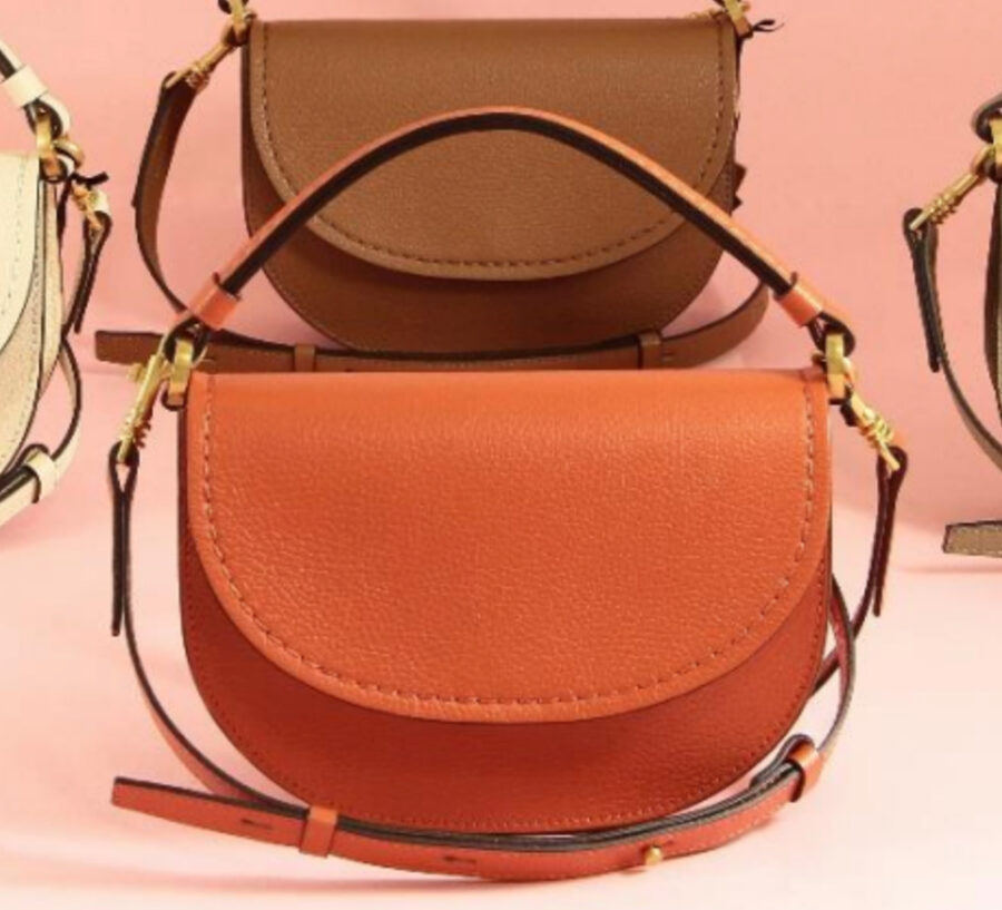 Ella Leather Handag Orange