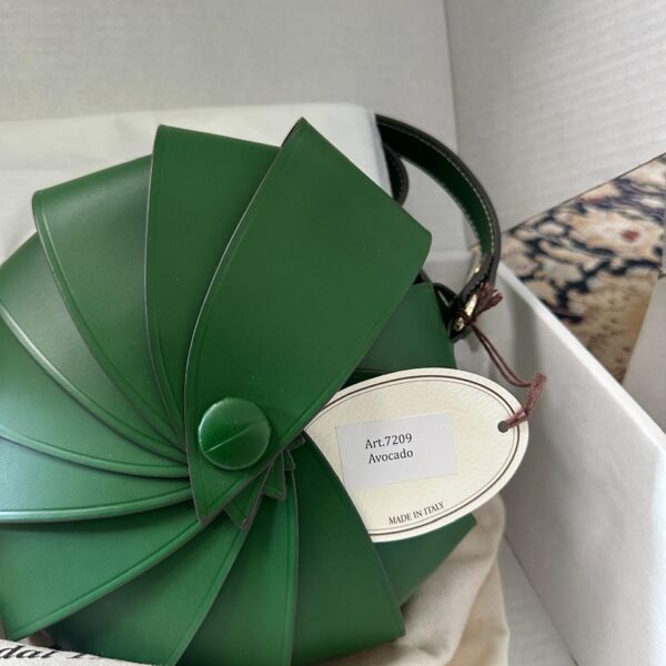 Avocado Calf Leather Bag Opera