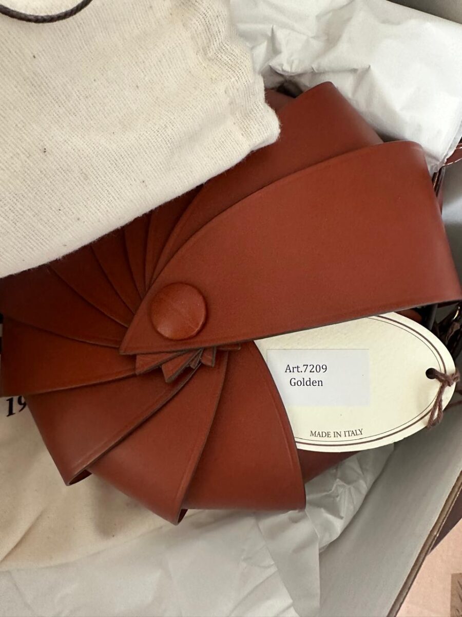 Golden Calf Leather Bag Opera - Image 6