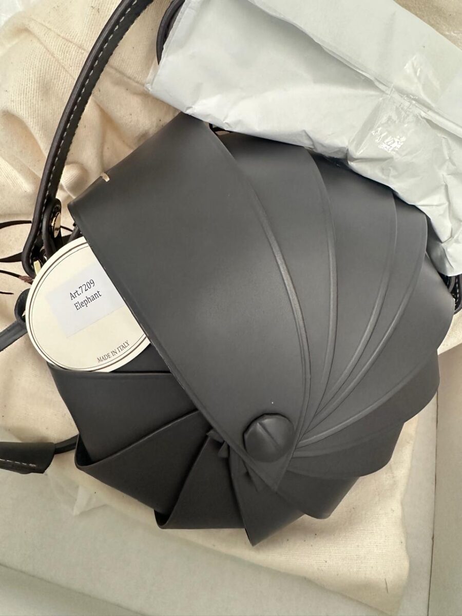 Elaphant Calf Leather Bag Opera