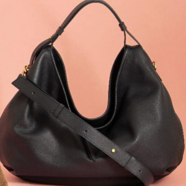 Leather Handbag Ingrid Blue