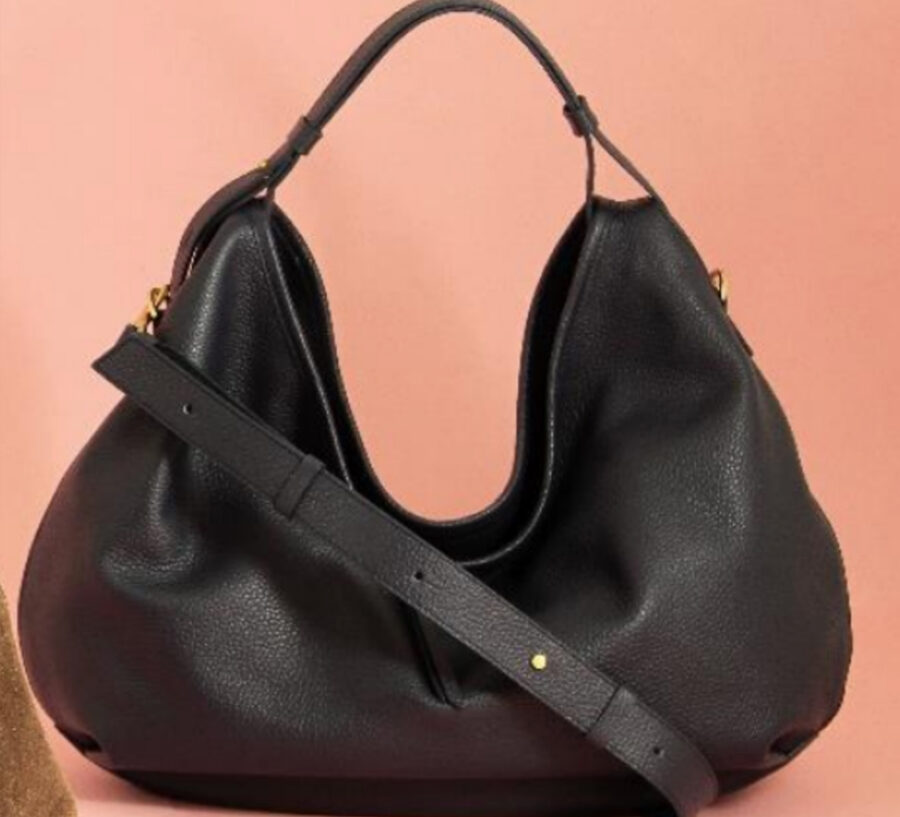 Leather Handbag Ingrid Blue