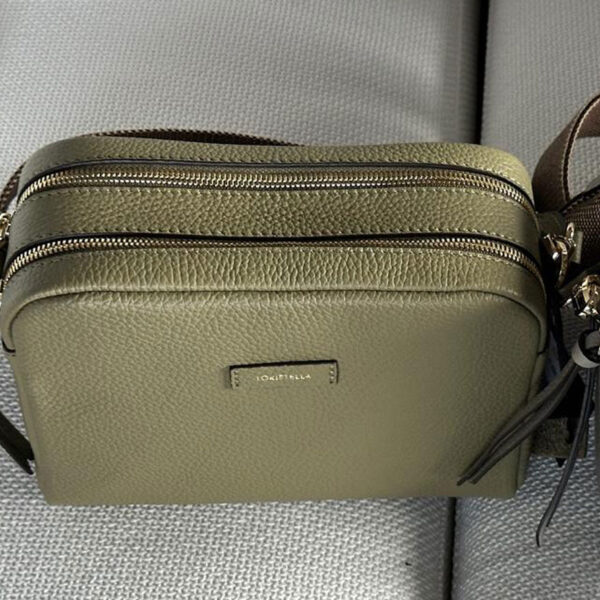 Joy Fabric/leather Handag Green