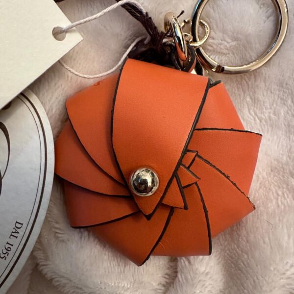 Mango Calf Leather Keychain Opera