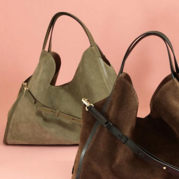 Serena Leather Handbag Olive / Agave