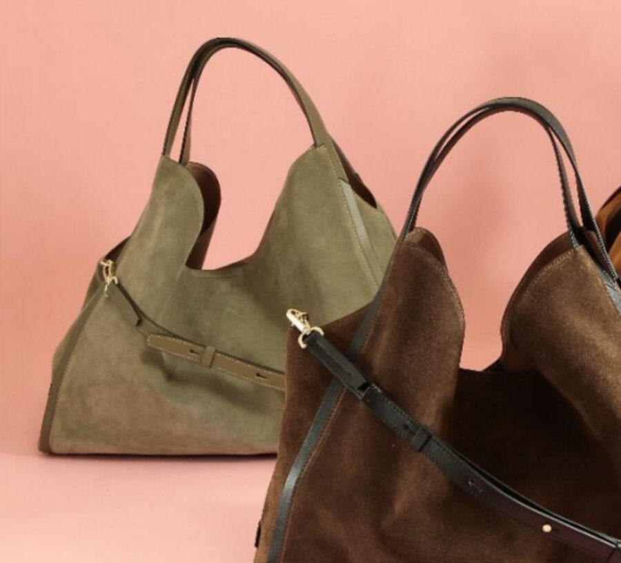 Serena Leather Handbag Olive / Agave