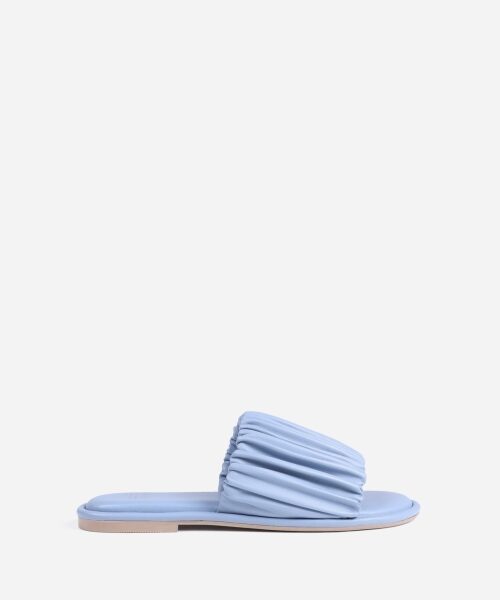 Delany Blue Sandal Flat