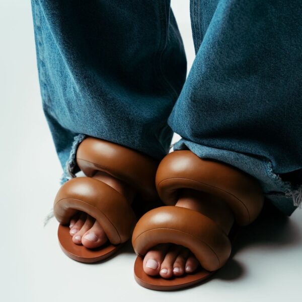 Color Pillow Sandal Toffee