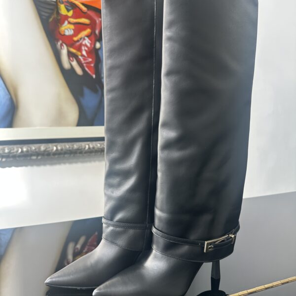 Samantha Boot Black Leather