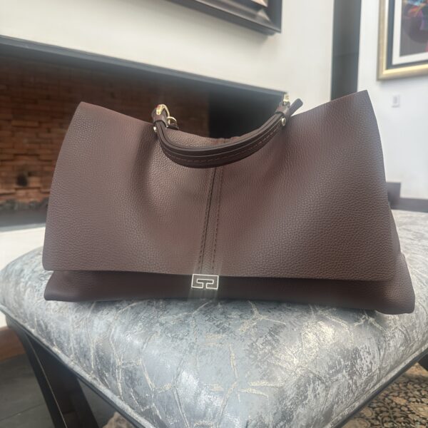 Leather Handbag Kendall Chocolate