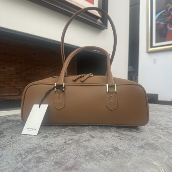 Leather Handbag Linda Camel